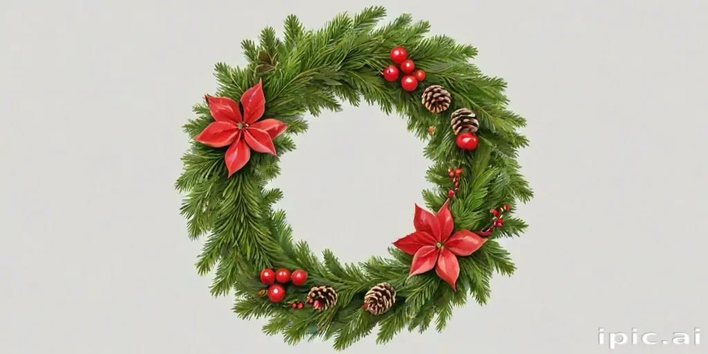 christmas wreath transparent