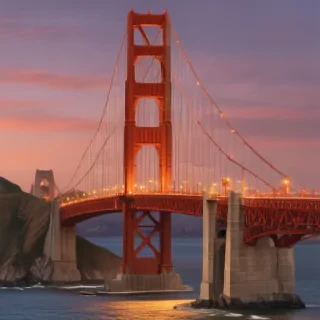 clipart golden gate bridge