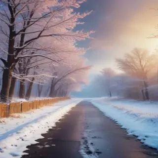 snowing iphone wallpaper