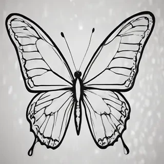butterfly outline