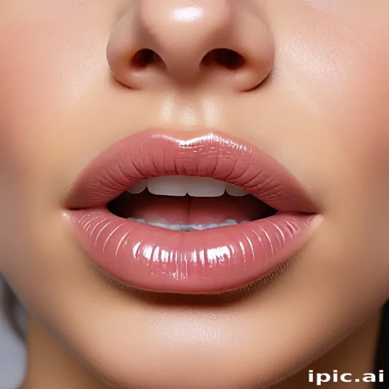 transparent lips