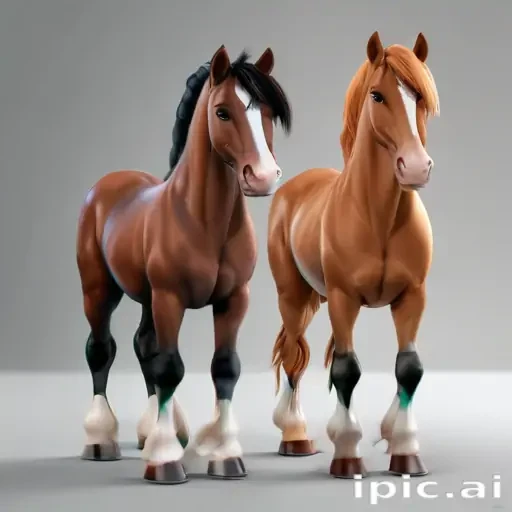 cartoon horses