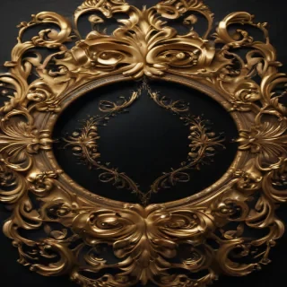 gold black background