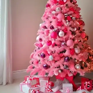 pink christmas pictures