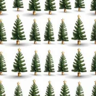 christmas tree white background