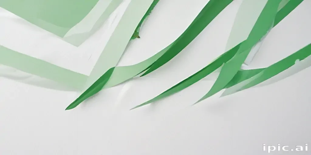 background white and green