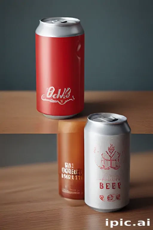 beer can mockup