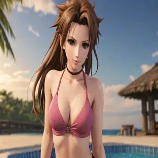 aerith bikini