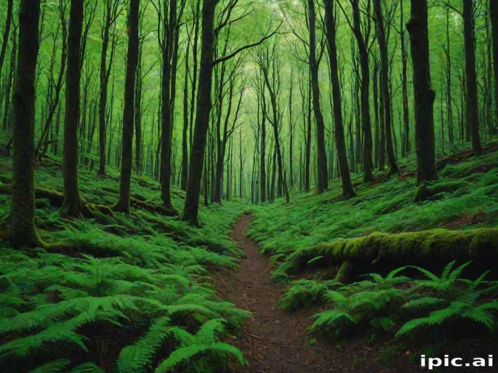 green forest aesthetic