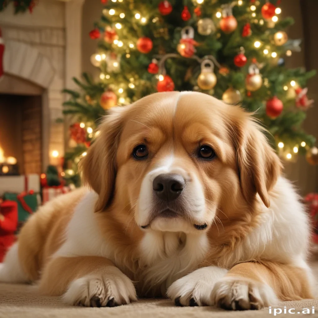dog christmas backgrounds
