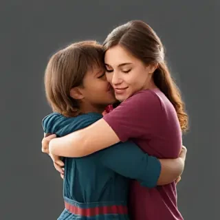 hugging png