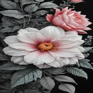 flower drawing for coloring