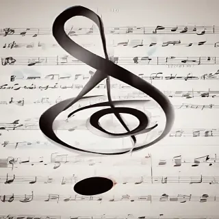 music notes transparent