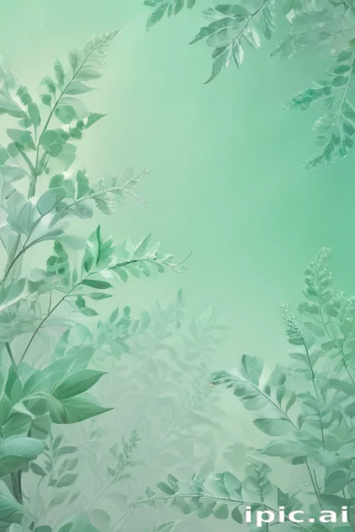 mint green background