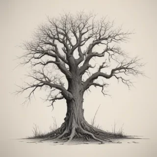 dead tree drawings