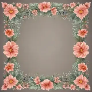 free flower border clipart