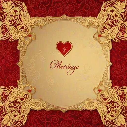 marriage card background