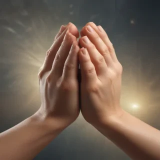 pray hands png