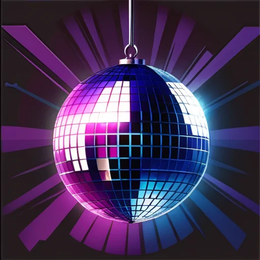 transparent background disco ball png