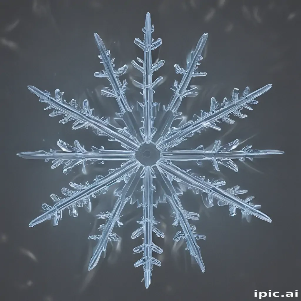 transparent snowflake