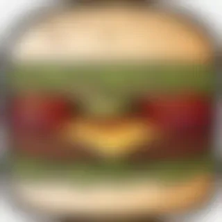 hamburger clipart black and white