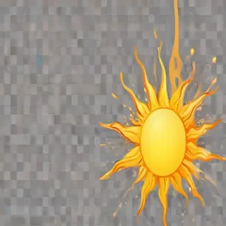 sun clipart transparent background