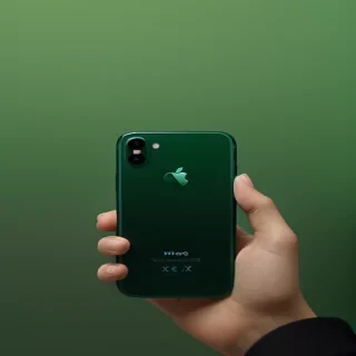 green background iphone