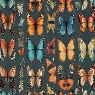 butterfly wall paper