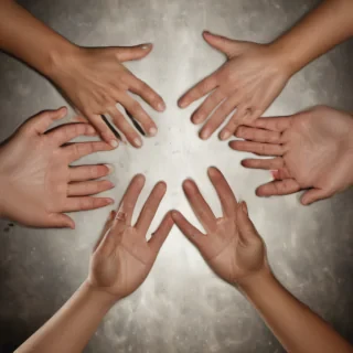 hands reaching out png