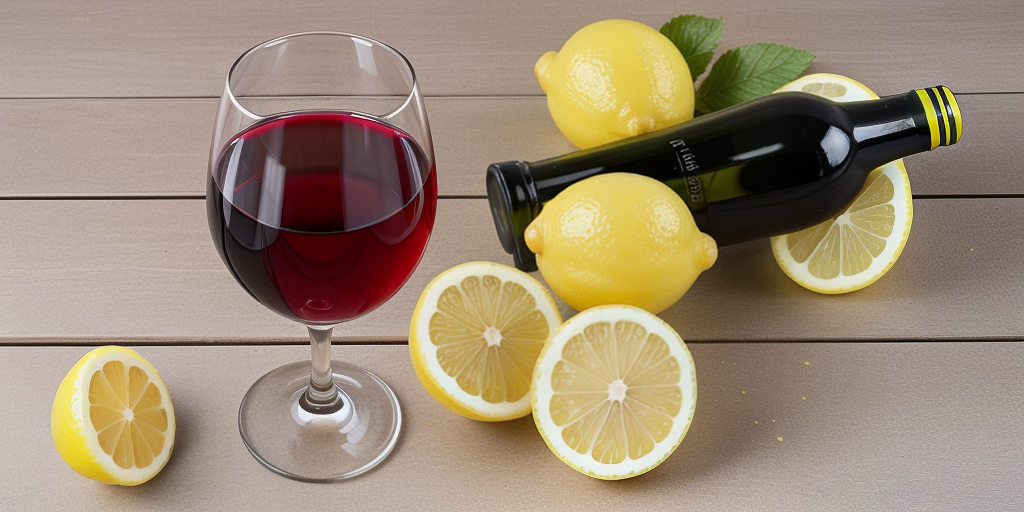 lemon juice or wine chemically