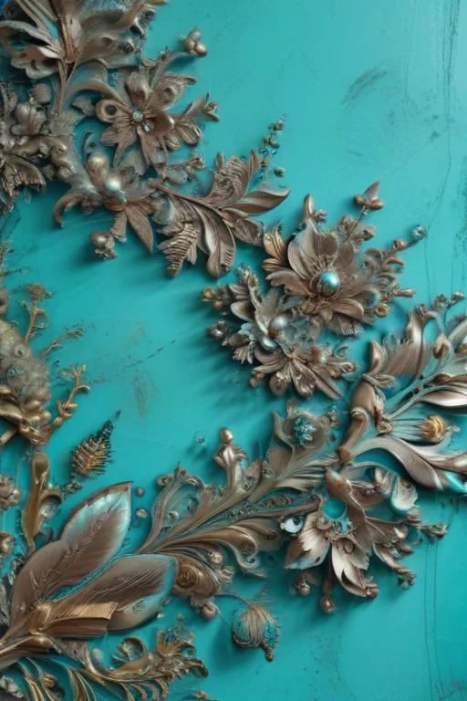 turquoise background