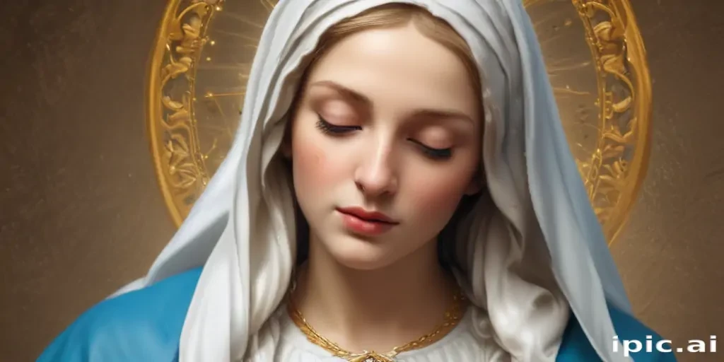 virgin mary clip art