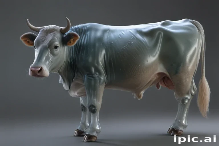 transparent cow