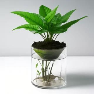 transparent plant