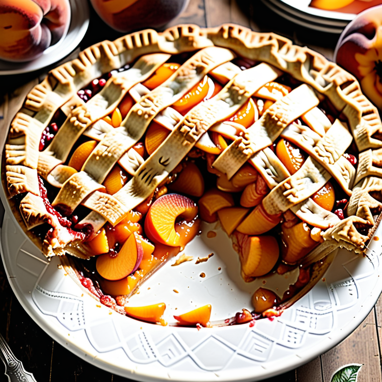peach pie from canned peaches