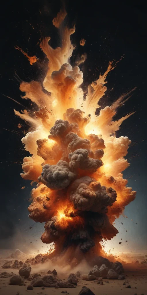 explosion transparent background