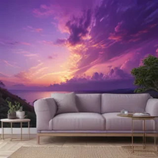 purple sky wallpaper