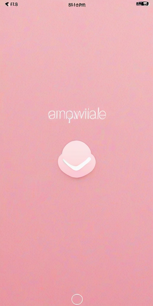 pink home screen