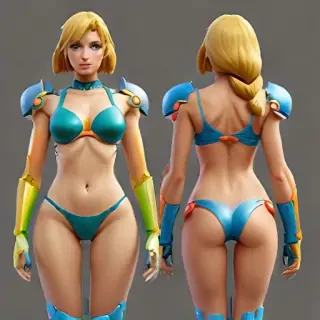 samus aran bikini
