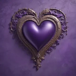 wallpaper purple heart
