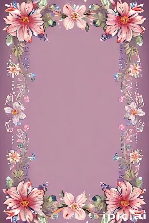 clipart borders flowers