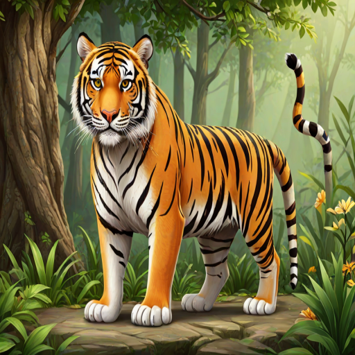 tiger cartoon tiger