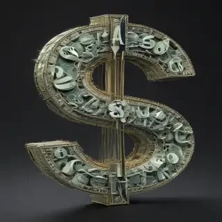 dollar sign transparent