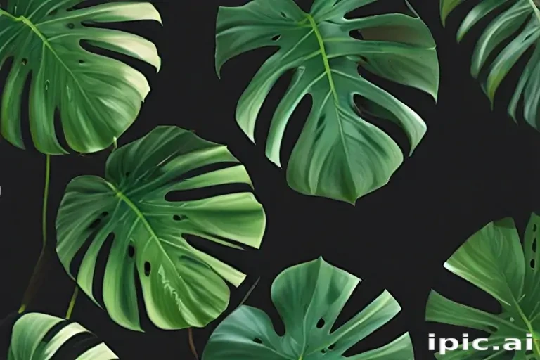 aesthetic monstera wallpaper