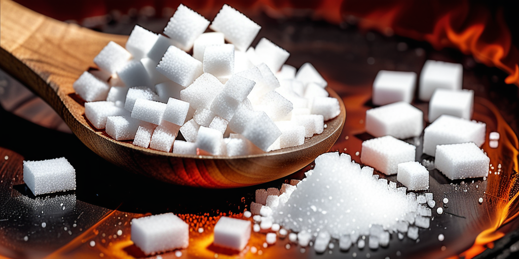 what temperature does sugar burn