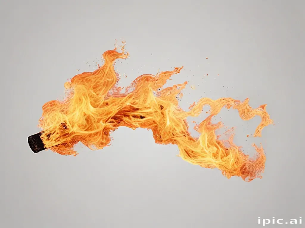 fire clear background