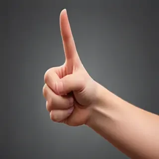 pointing finger png