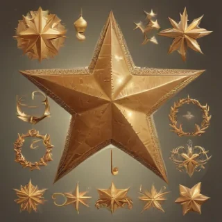 christmas star clip art