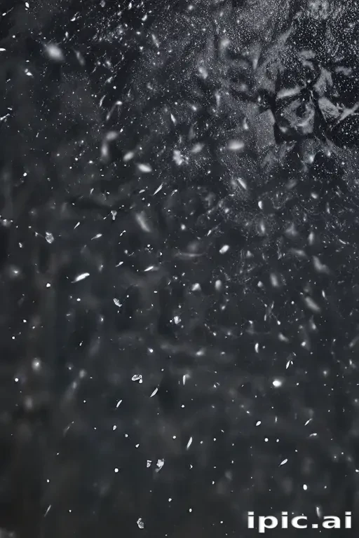 snow falling png