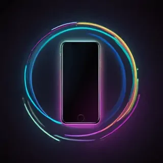 iphone neon wallpaper